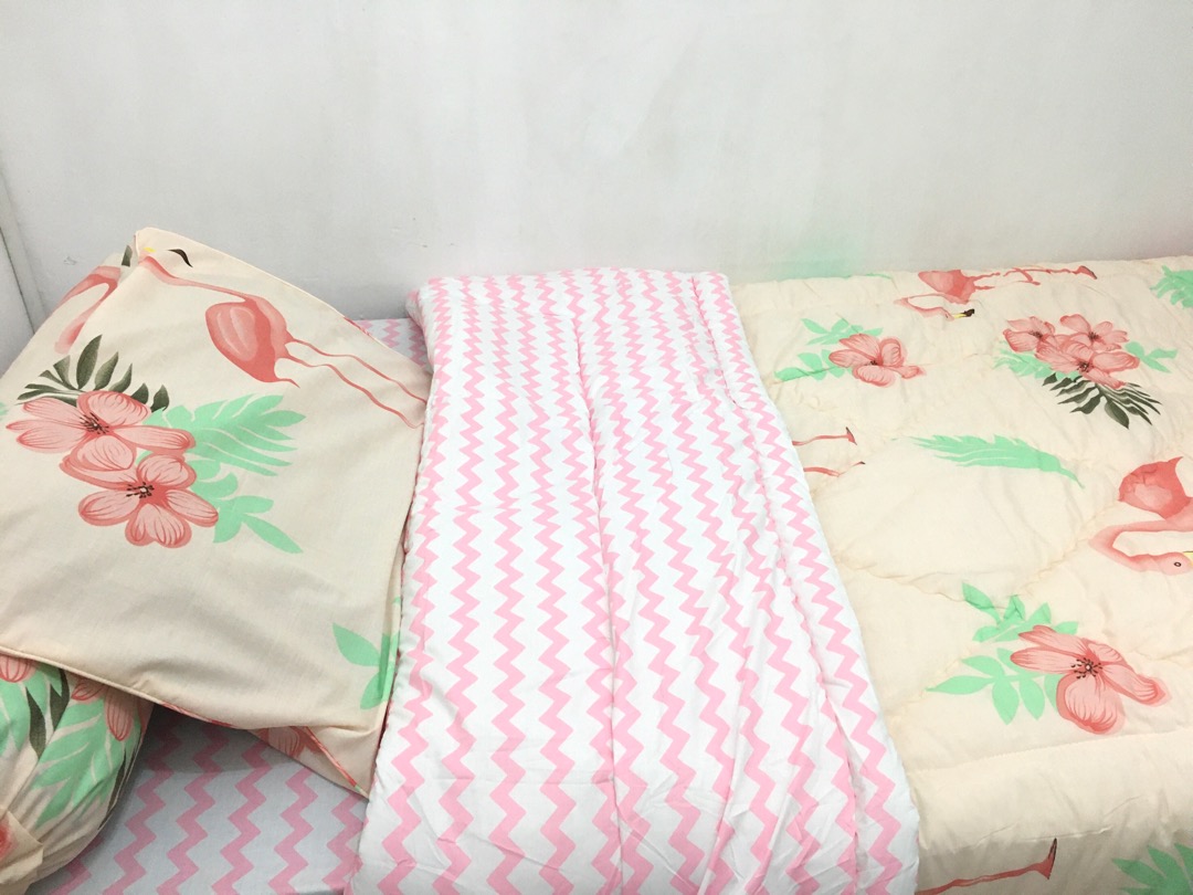 Bedcover Set Esra Flamingo Garden