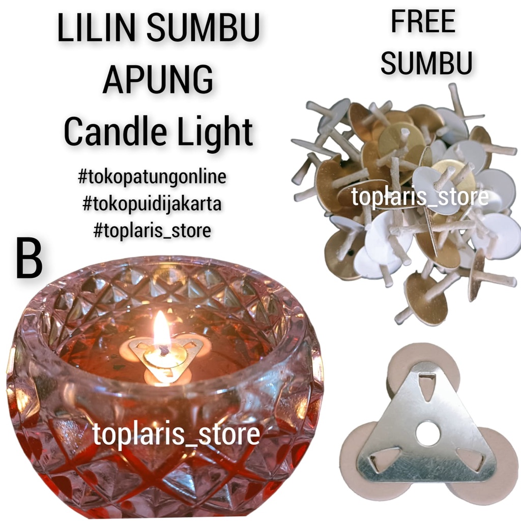 Lilin Apung/Sumbu Pelita Plus Pelampung Kualitas Bagus 02