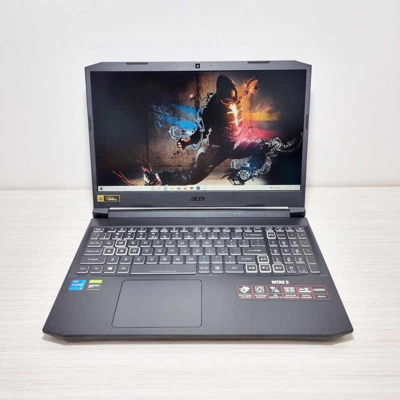 ACER NITRO 5 AN515-56 Core i5-11300H 8GB 512GB GTX1650 LIKE NEW BNOB