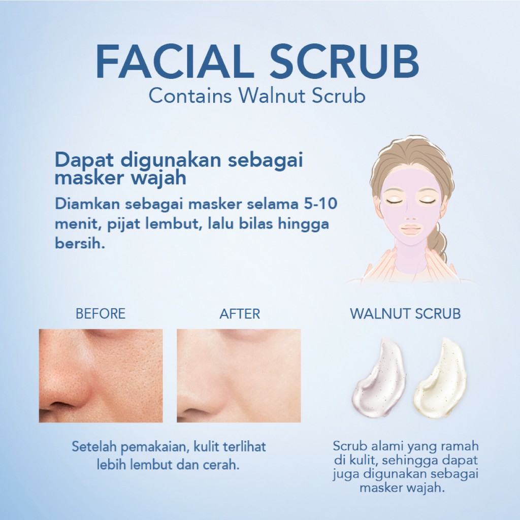 You Facial Scrub Simply Fresh Simply Bright Scrub Pembersih Wajah Original Bpom Shopee Indonesia