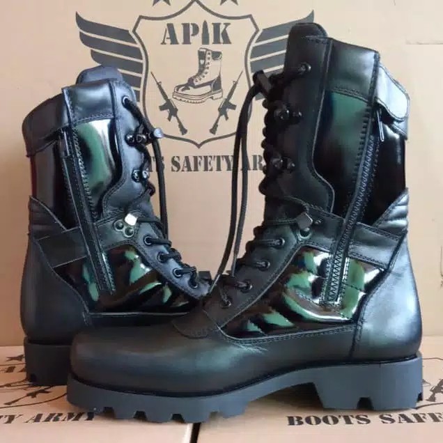 SEPATU PDL DELTA RADIAL APIK KULIT SAPI ASLI SEPATU PDL TNI POLRI SECURITY SEPATU BOOTS PRIA WANITA