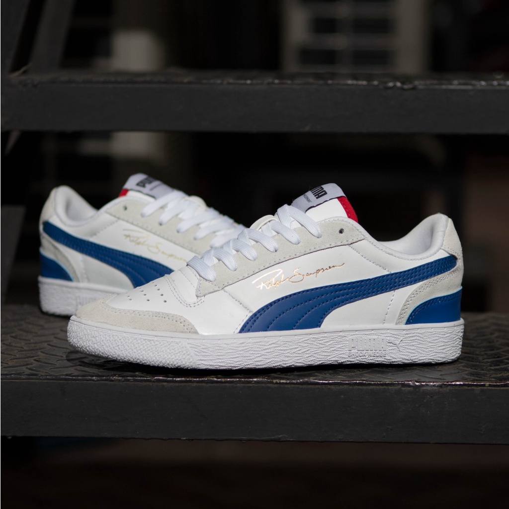 Sepatu Puma Ralph Sampson [White Blue] BNWB-2