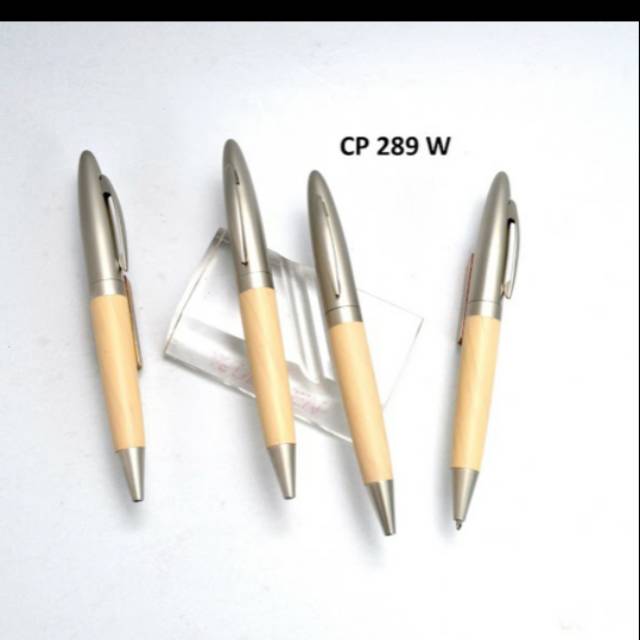 

Pen metal stainless CP 289W wooden combi
