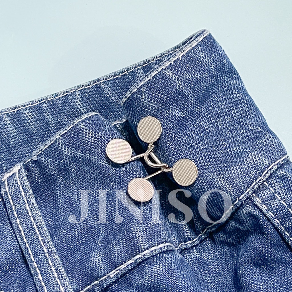 JINISO - 1set Kancing Pengecil Jeans Adjustable Unisex-4
