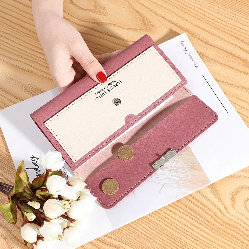 Dompet Korea Fashion Wanita KC197 Dompet wanita Panjang dompet import real pic dompet cantik A13