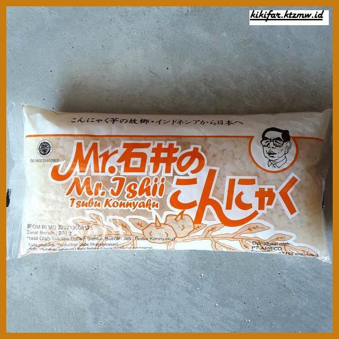 

ANEKA-BERAS- WET KONNYAKU RICE - 200G (BERAS SHIRATAKI BASAH) TSUBU KONNYAKU -BERAS-SEHAT.