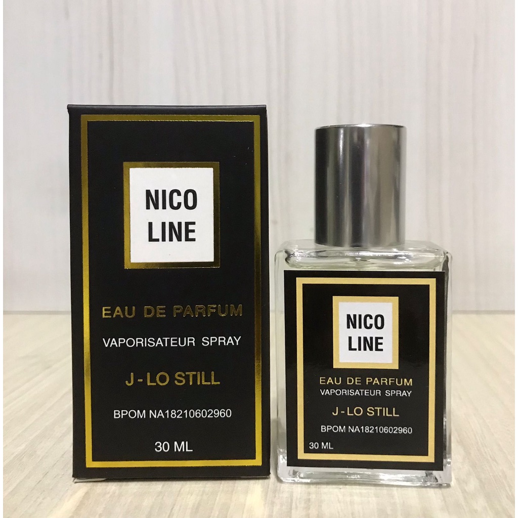 Nicoline Parfum J-Lo Still 30ml Eau De Perfume Wanita Vaporisateur Spray Alcohol / Non-Alkohol