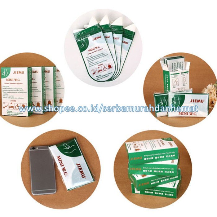Kantong Kencing Darurat Anti Tumpah JIEMU Portable Emergency Urine Bag