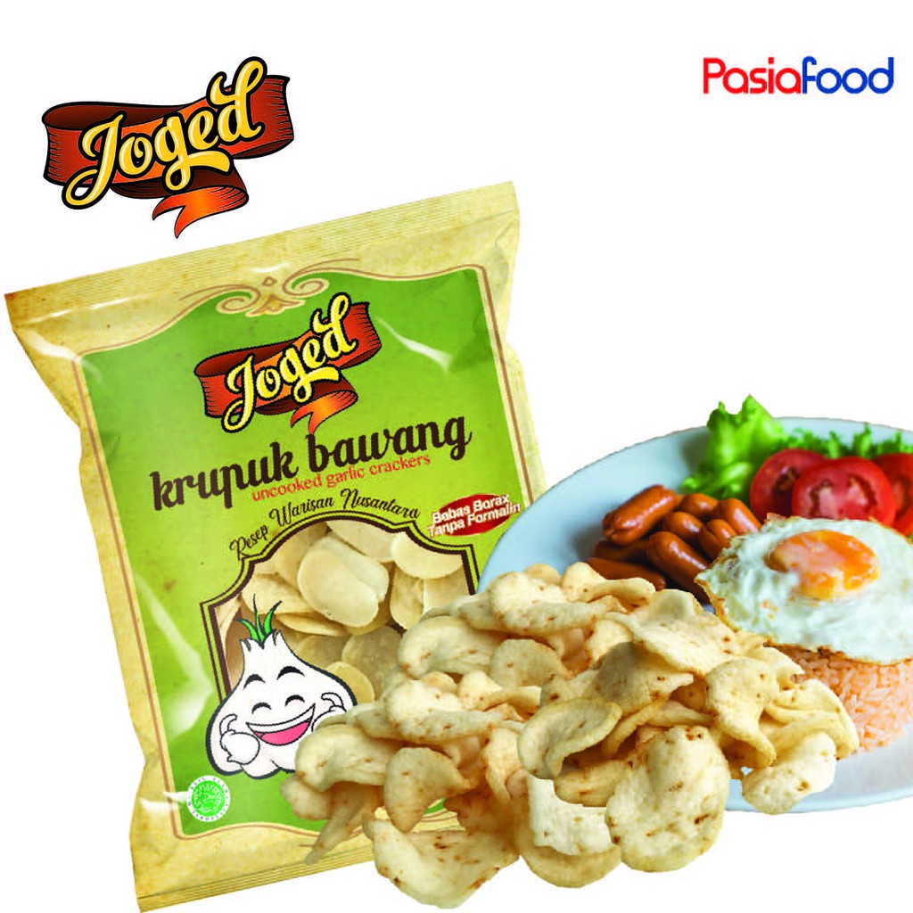 Pasiafood Krupuk Joged Kerupuk Bawang Siap Goreng (1 Pc)