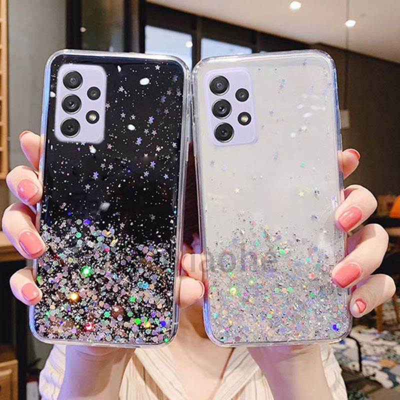 Samsung Galaxy M32 A52S 5G 2021 Casing Soft Case Tpu Bahan Premium Glitter Glossy