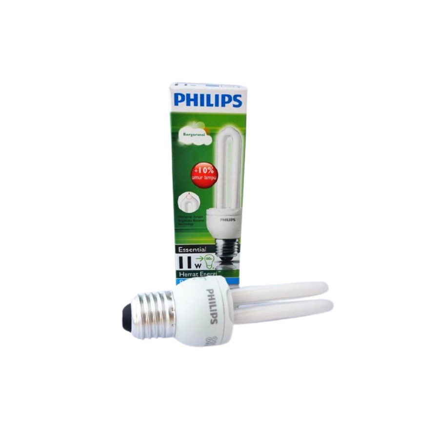 LAMPU PHILIPS ESSENTIAL 11 WATT LAMPU HEMAT ENERGI 11 WATT