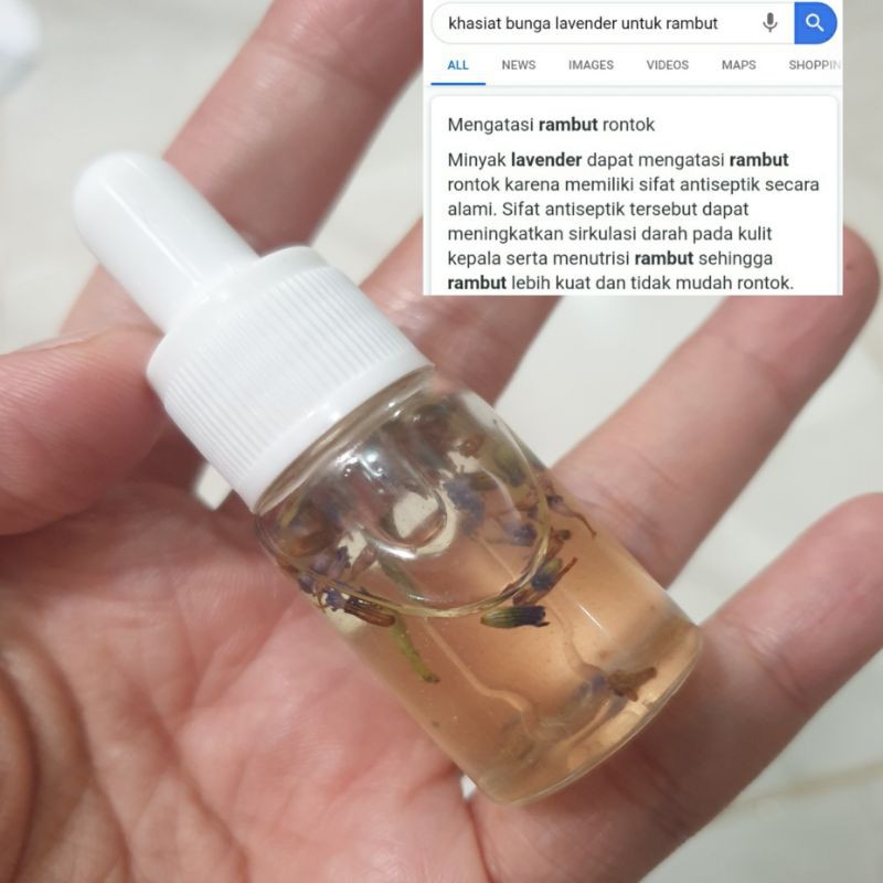 SERUM RAMBUT ATSIRI LAVENDER PATEN  UNTUK RAMBUT RONTOK