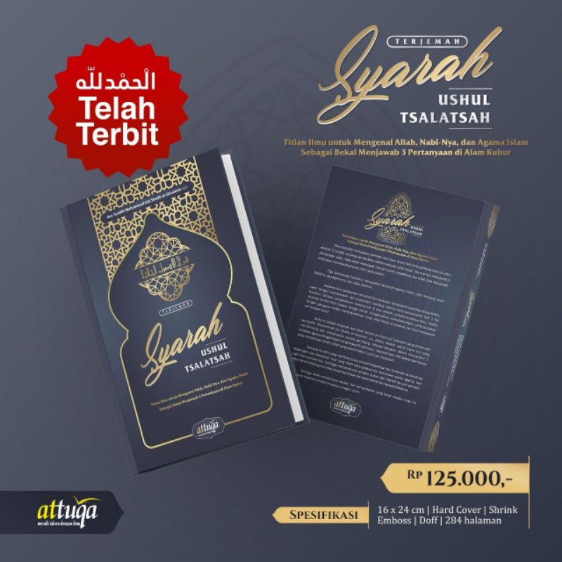 Terjemah Syarah Ushul Tsalatsah Syaikh Utsaimin Original Hardcover Attuqa