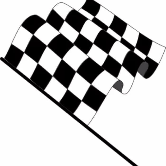 Bendera Racing Lomba Balap Kotak Hitam Putih Catur Pelengkap Olahraga Shopee Indonesia