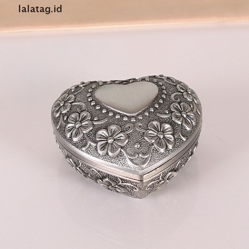 [lalatag] Metal Antique Jewelry Box Ring Jewelry Storage Organizer Chest Christmas Gift [ID]