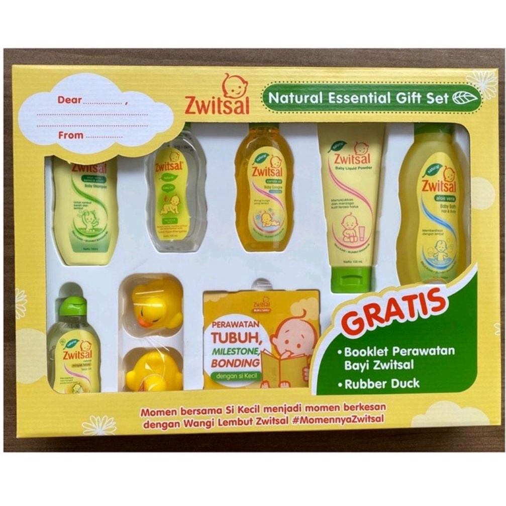 ZWITSAL Gift Set Box - Paket Sabun Mandi - Kado Bayi