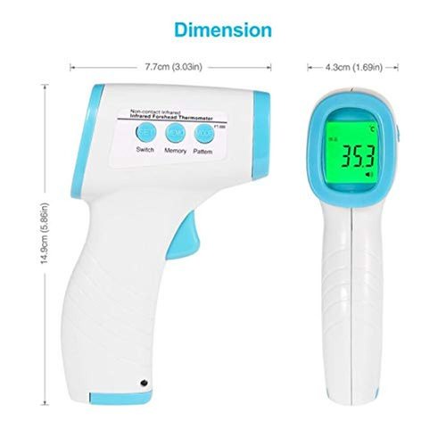 Thermometer Digital Laser Tembak Anak Bayi FT-888 Infrared Forehead Thermometer for Adult and Baby