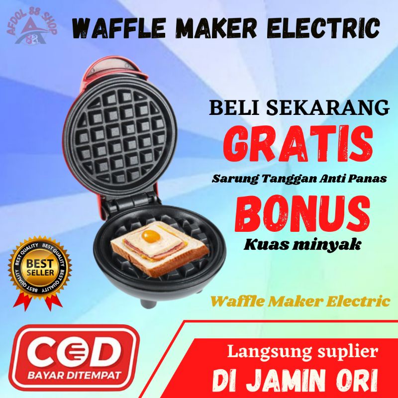 Mesin Pembuat Waffle Maker Electric Elektrik Mini Egg Waffle Maker Nonstick Elektrik Mesin Pembuat Waffle Pizza Microwave &amp; Oven Dijamin Ori