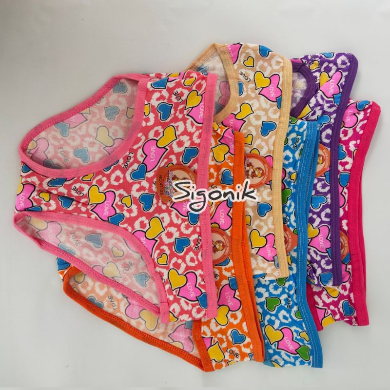 Celana Dalama CD Anak Cewek Perempuan Motif Lucu Anak 1 2 3 4 5 Tahun Balita Paud TK