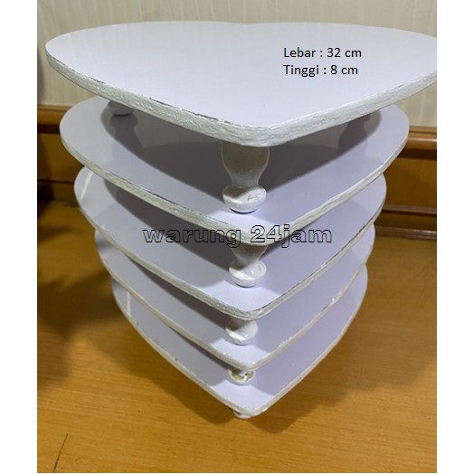 Tingkatan kue meja kue ulang tahun, wedding cake bentuk love part 2 ( CUCI GUDANG KONDISI 98% )