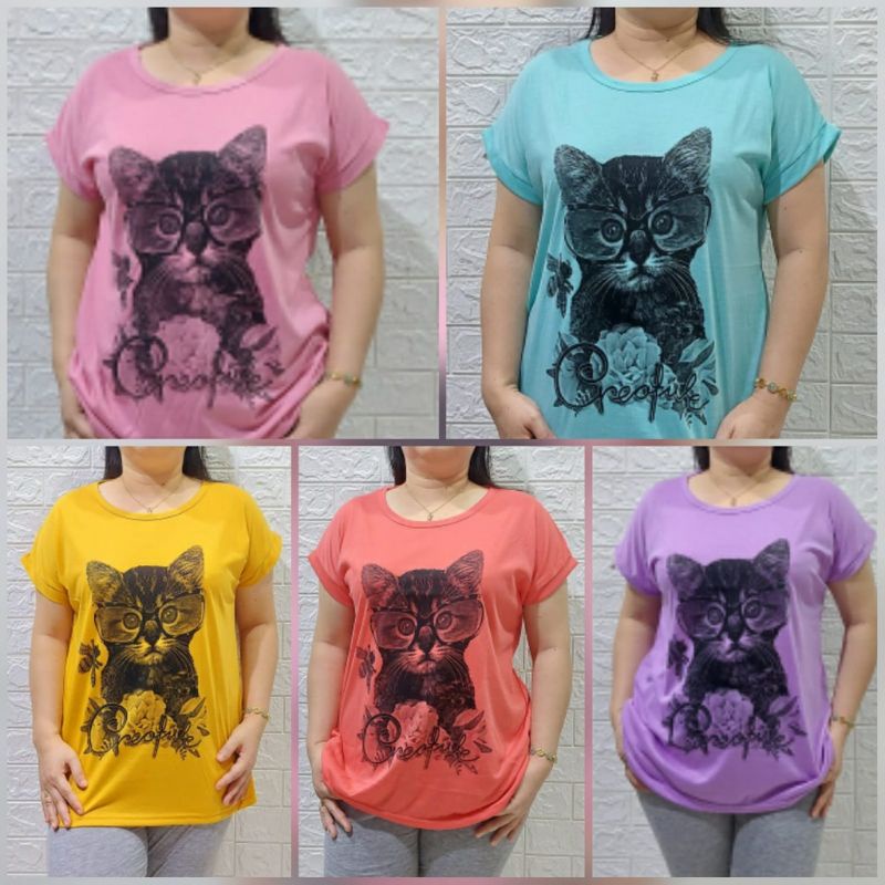 Atasan jumbo kaos jumbo wanita