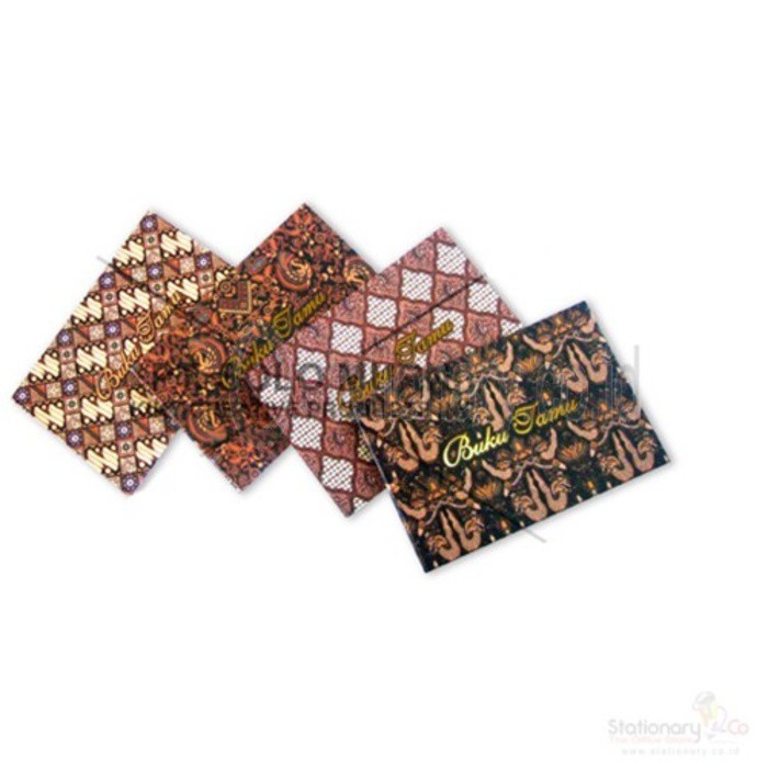 

Buku Tamu Motif Batik KIKY