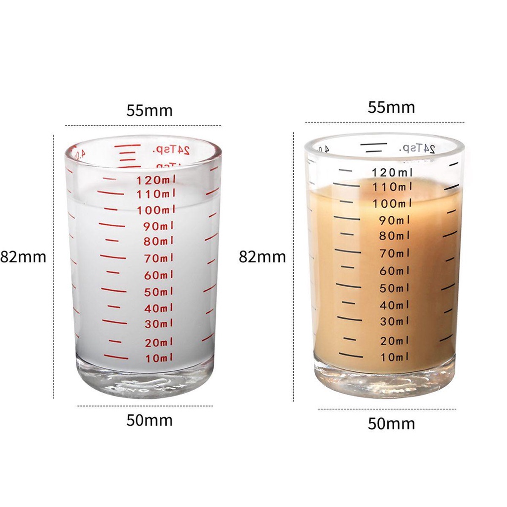 Nickolas1 Jigger Espresso Dengan Skala Heavy Duty Bar Aksesoris Shot Glass