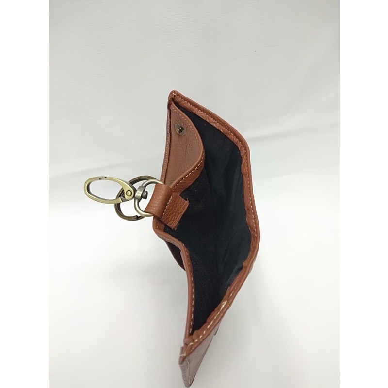 GANTUNGAN KUNCI KULIT LIPAT 3 DOMPET KUNCI KULIT MOBIL DOMPET KUNCI MOTOR DOMPET KUNCI KULIT ASLI