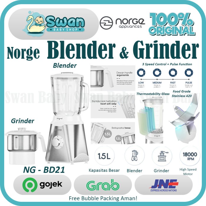 Norge Table Blender and Grinder / Blender Premium