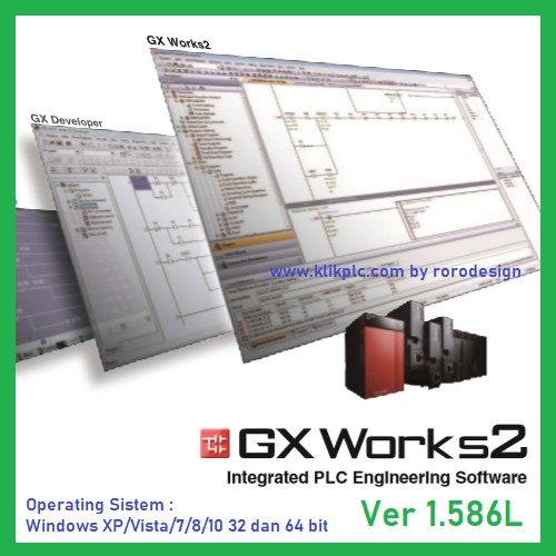 Mitsubishi Melsoft GX Works2 PLC Software | Shopee Indonesia