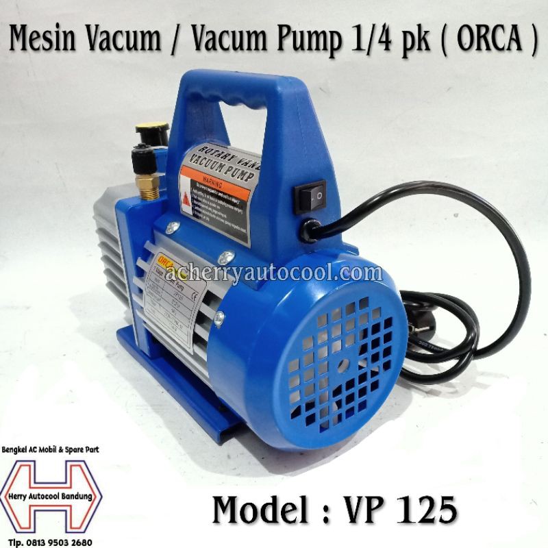 Mesin Vacum / Vacum Pump 1/4 pk Model VP125 - ORCA