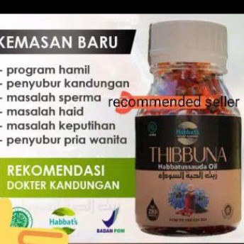 HABBATS PROMIL / Habbatussauda Oil Kapsul Promil Jsr / Penyubur Kandungan Sperma Pria Wanita