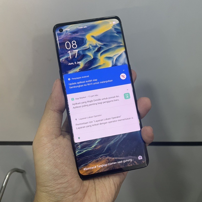 oppo reno 4 pro ram 8gb fullset bekas pernah pakai