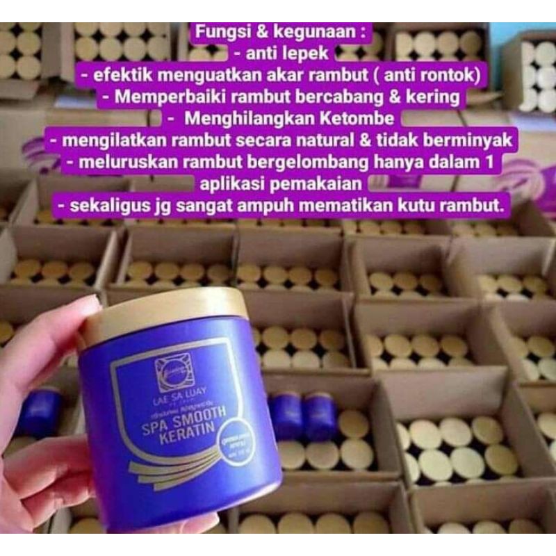 MASKER KERATIN, smothing, rambut lurus tanpa catok 80rb