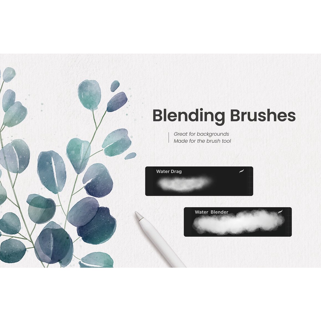 Procreate Brush - Ultimate Watercolor Brushes for Procreate