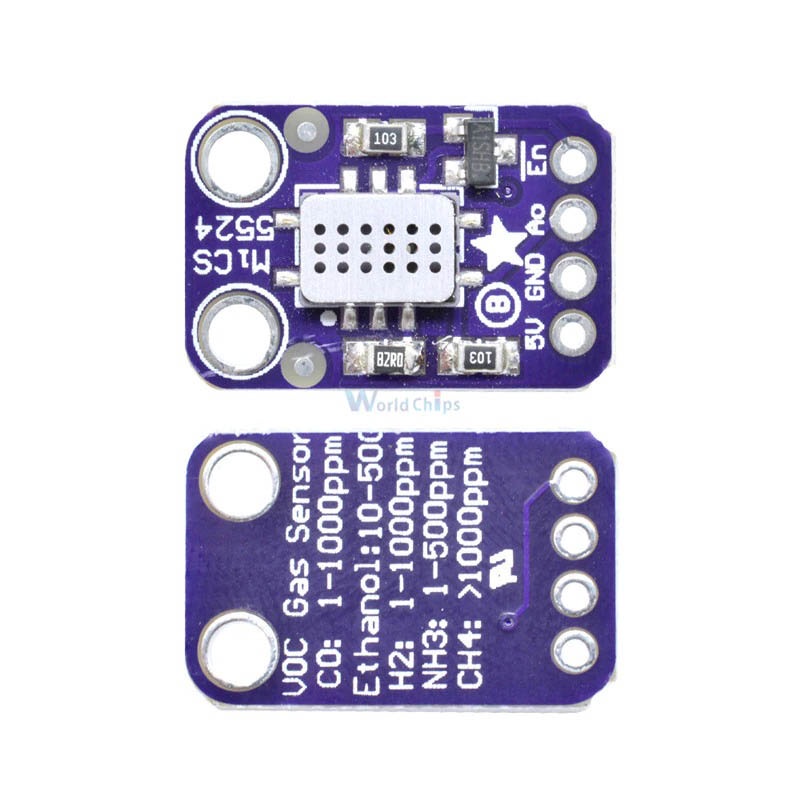 MICS-5524 Carbon Monoxide, Hydrogen, Methane MICS5524 Detection Module