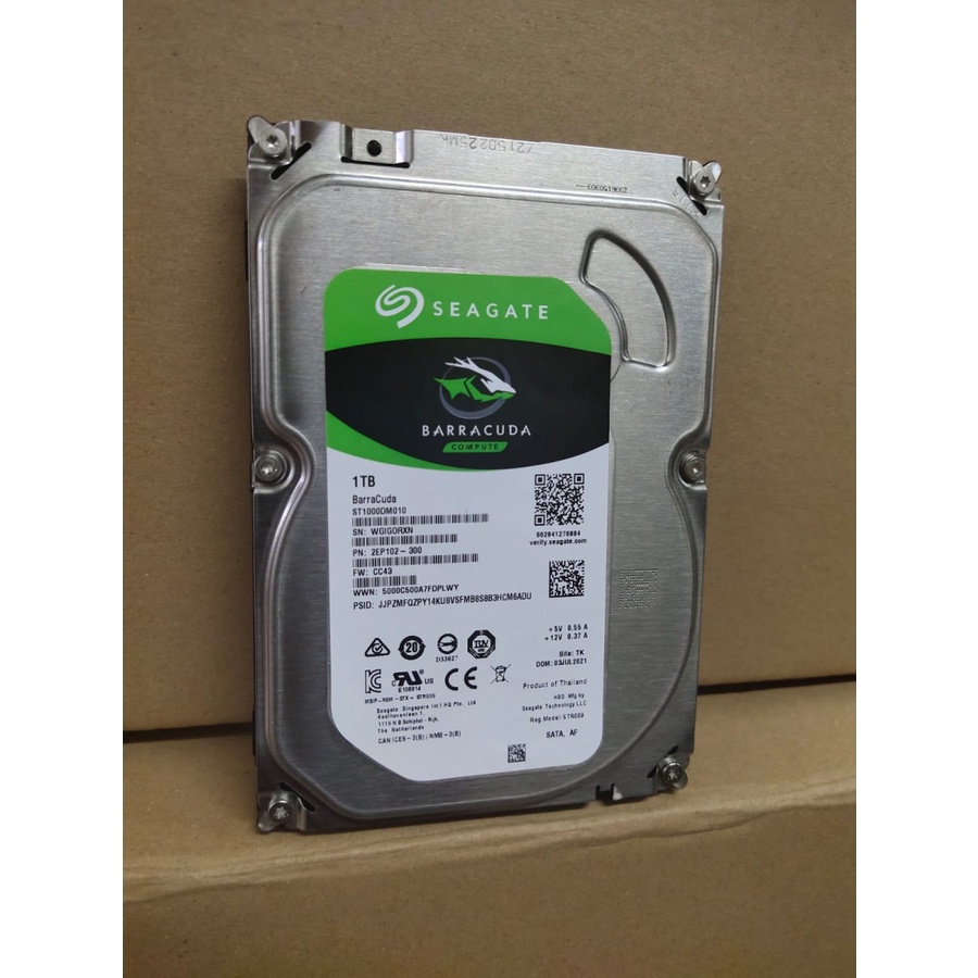 HDD 3.5&quot;  SEAGATE 1TB | Garansi 1 Tahun | Harddisk Hardisk Hard disk Internal PC