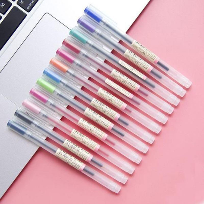 

Pulpen MUJI HK Muji Style 0,5 MM / Pulpen MUJI 12 warna 0.5mm