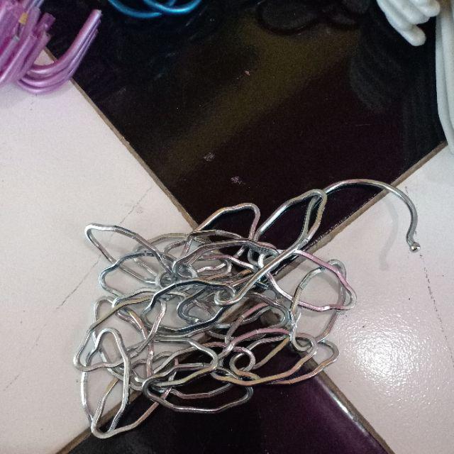 Rantai Silver Gantungan Hanger Baju