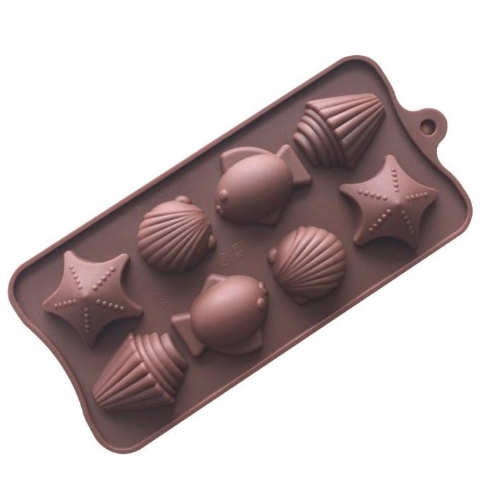 cetakan coklat puding motif binatang laut