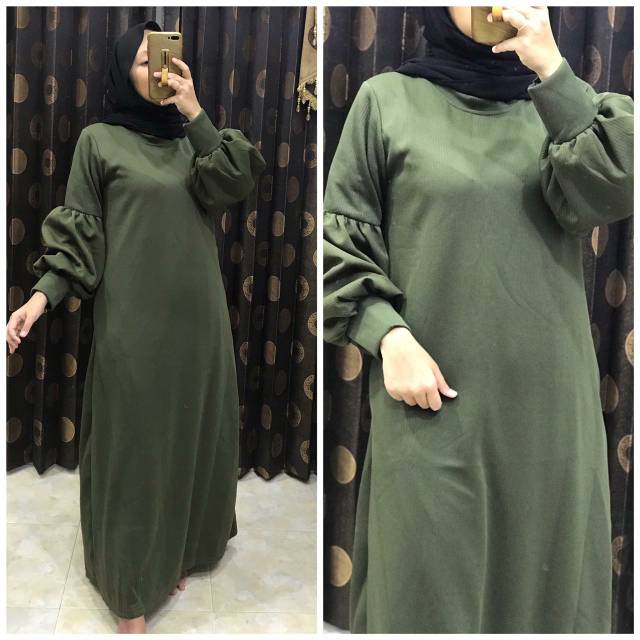 Baju Jubah Wanita Terbaru Fashion Wanita Dress Best Seller Jubah Murah Kekinian Jubah Syar'i Wanita