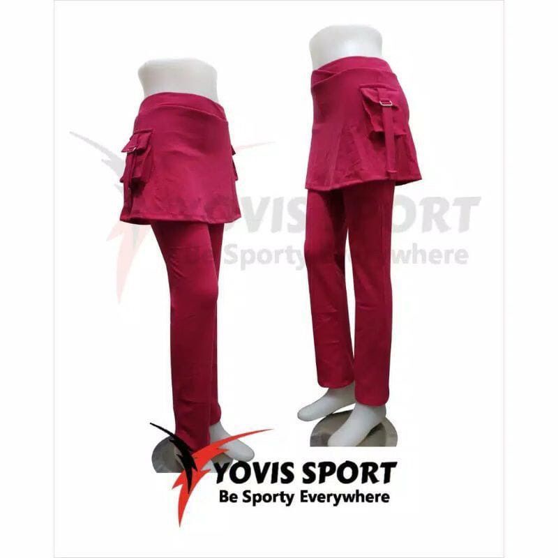 JUMBO Celana Rok Senam Wanita 3L 4L 5L Yovis Sport Original