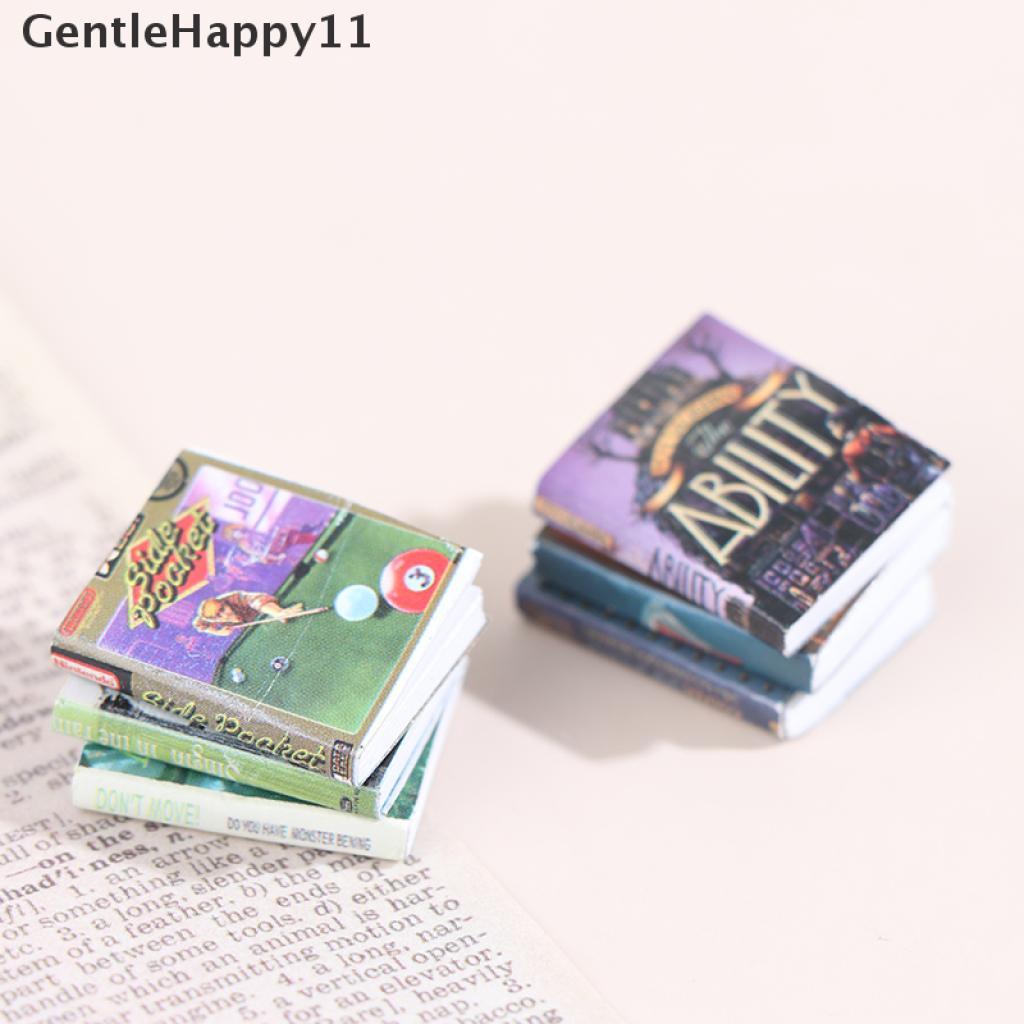 Gentlehappy 1PC Miniatur Buku Mini Dekorasi Rumah Boneka 1: 12