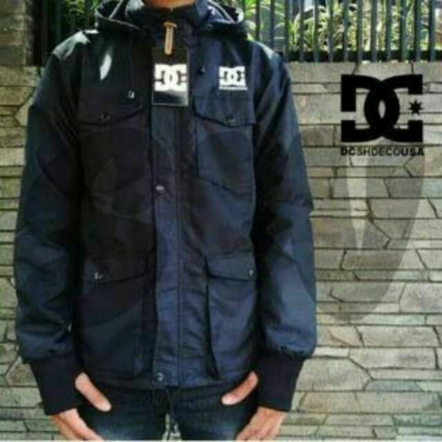 Jaket Dc Parka Navy Finger