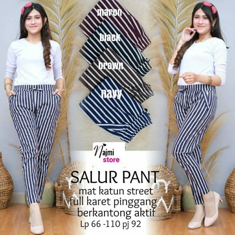 Celana katun stretch (XXL) MOTIF //CKS37-6