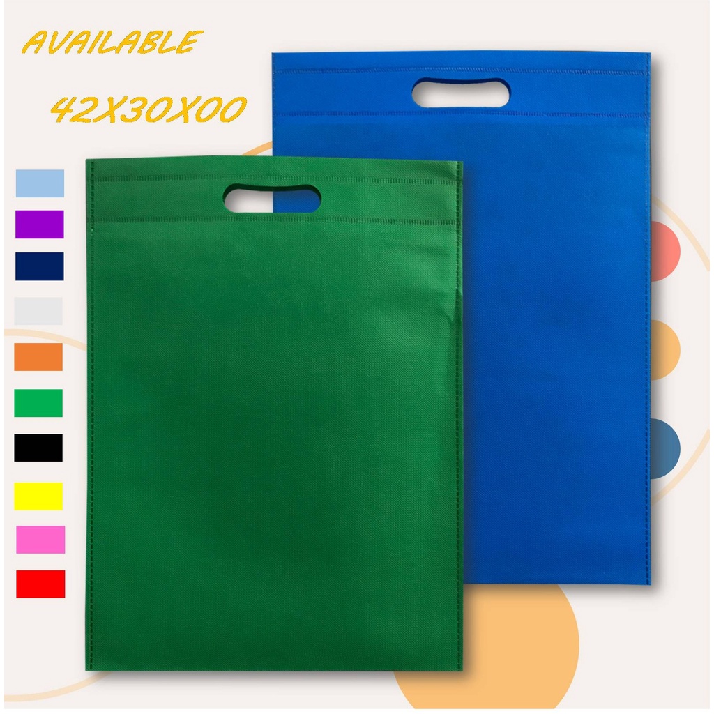 

Tas spunbond spunbon polos Flat HSC 42X30 Goodie Bag