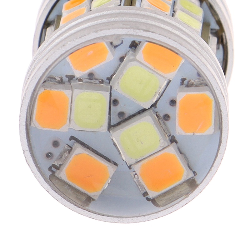 (LUCKID) 2pcs Lampu LED 3157 Warna Amber / Putih High Power Untuk Sein / Parkir Mobil