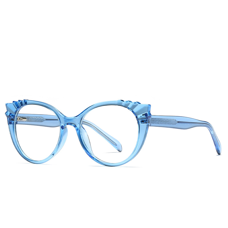 【YUZHU】COD Kacamata Fashion Cateye TR90 Anti-blue baru untuk Wanita