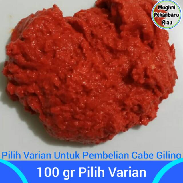 

Cabe Cabai Merah / Hijau Giling Varian 1 ons