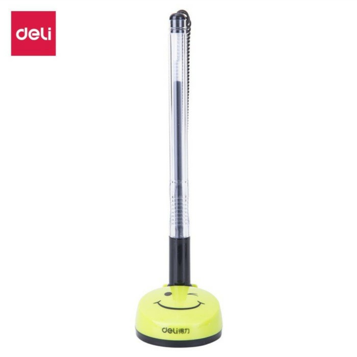 

Ballpoint bolpen meja / pen stand deli hitam